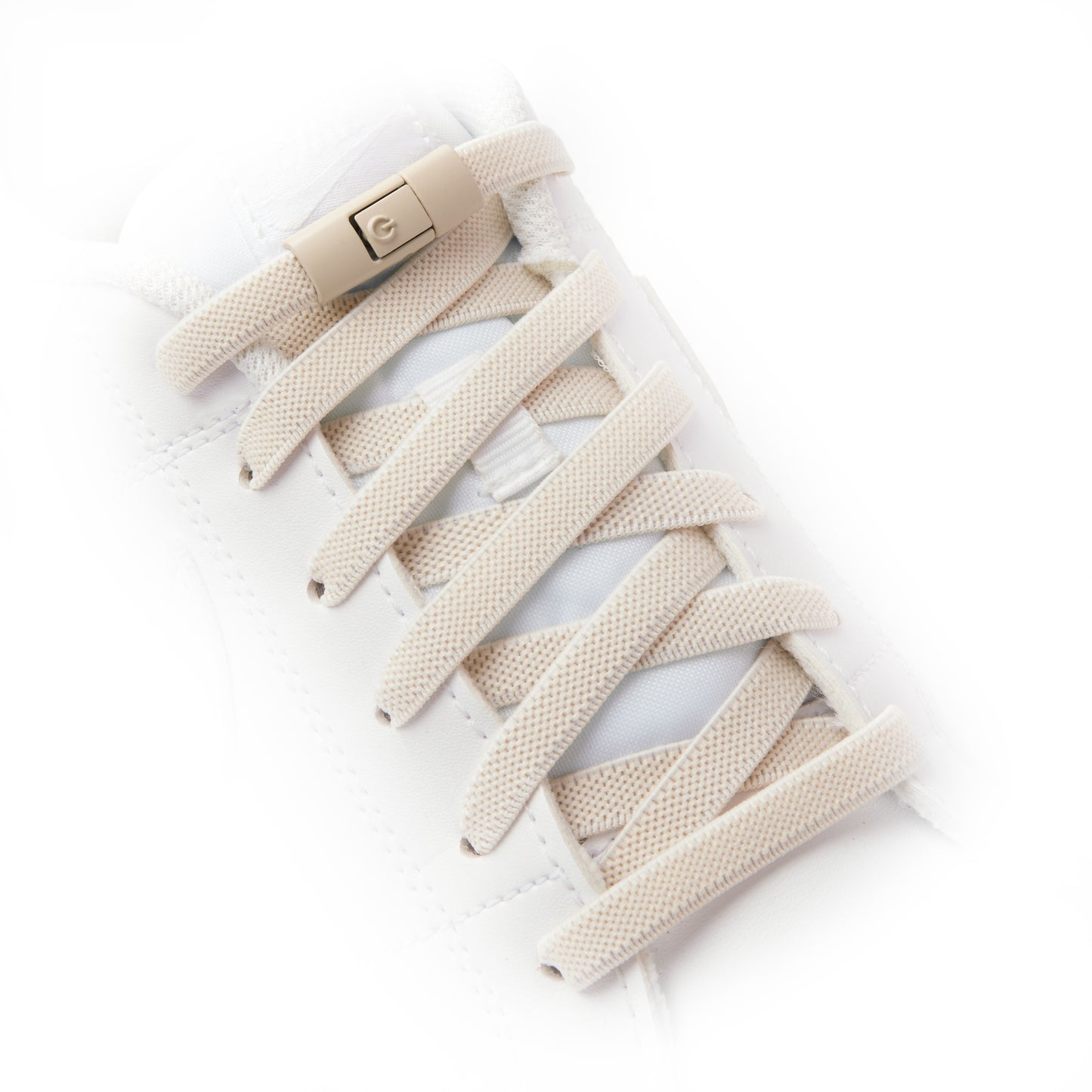 Beige Original No-Tie Shoe Laces