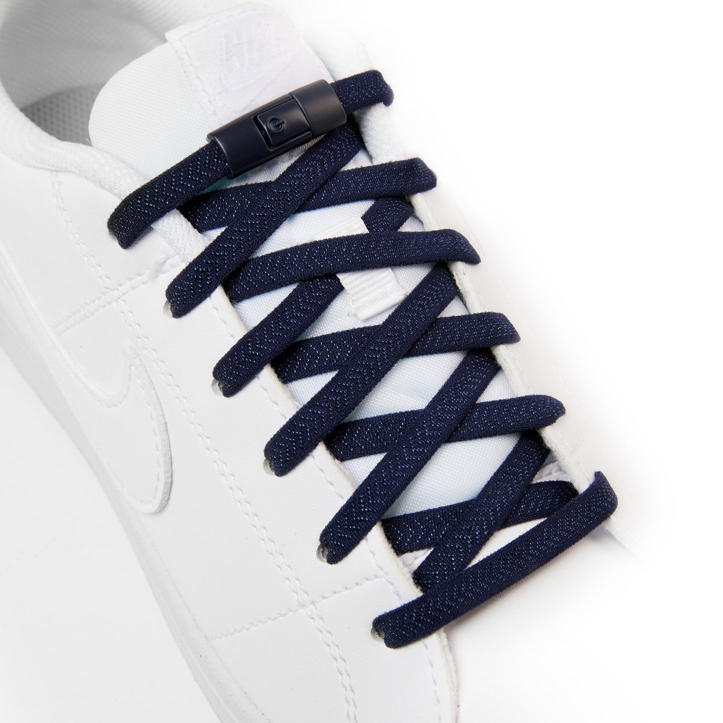 Navy Blue Accelerator No-Tie Shoe Laces